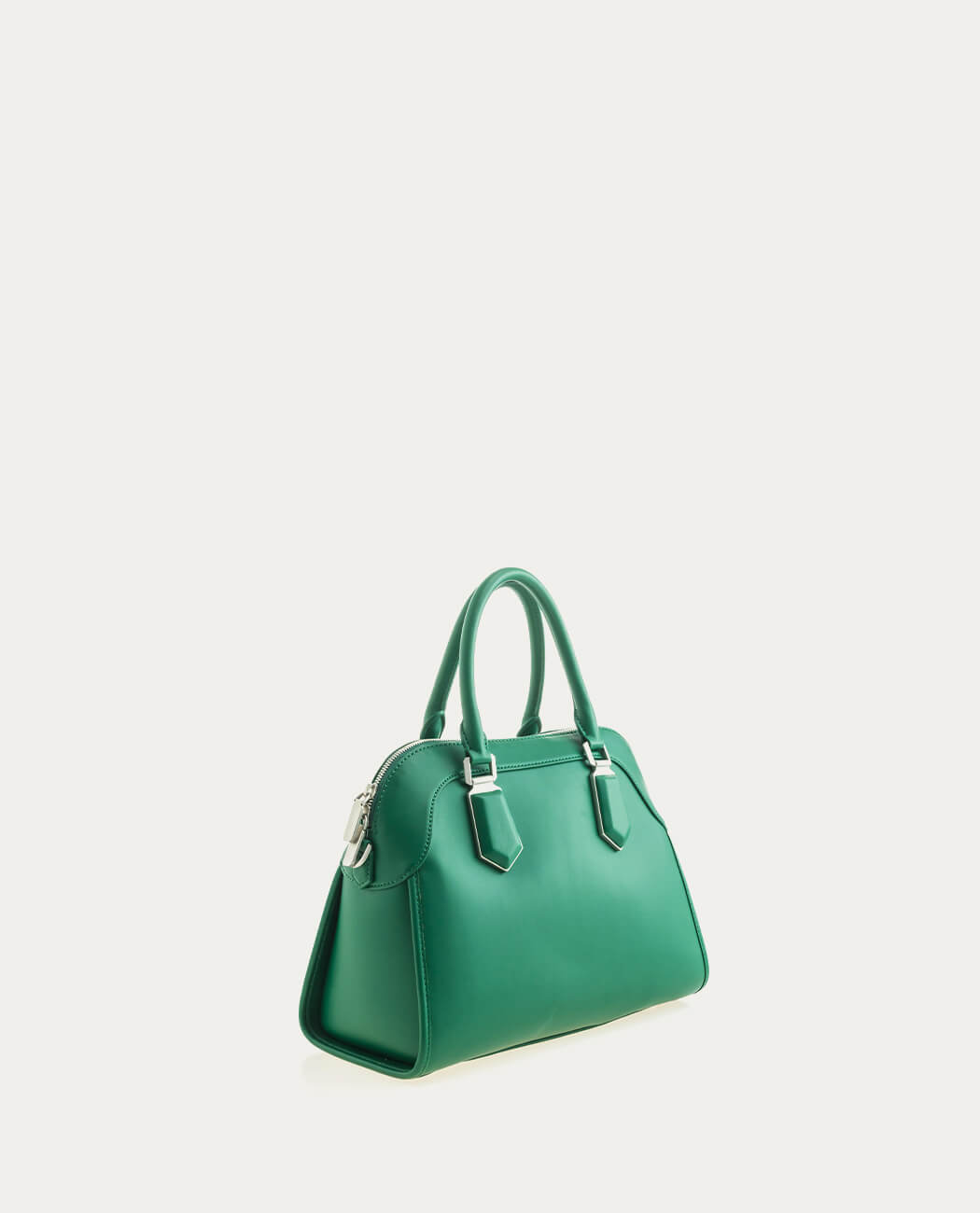 Dark Pleated Shoulder Bag